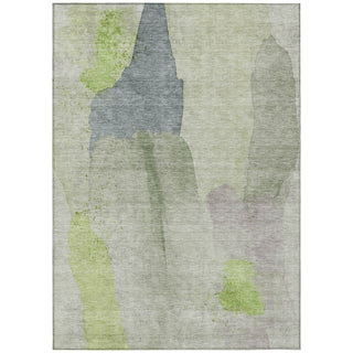 Piper Looms Chantille Abstract ACN1986 Aloe Machine Washable Area Rug main image