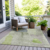 Piper Looms Chantille Abstract ACN1986 Aloe Machine Washable Area Rug Outdoor Lifestyle Image Feature
