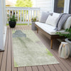 Piper Looms Chantille Abstract ACN1986 Aloe Machine Washable Area Rug Runner Outdoor Lifestyle Image Feature