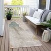 Piper Looms Chantille Abstract ACN1986 Beige Machine Washable Area Rug Runner Outdoor Lifestyle Image Feature