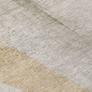 Piper Looms Chantille Abstract ACN1986 Beige Machine Washable Area Rug Swatch Image