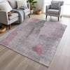 Piper Looms Chantille Abstract ACN1986 Blush Machine Washable Area Rug Lifestyle Image Feature