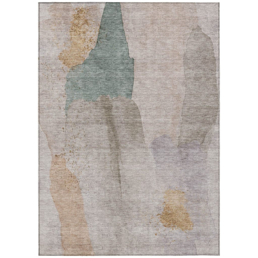 Piper Looms Chantille Abstract ACN1986 Copper Machine Washable Area Rug main image