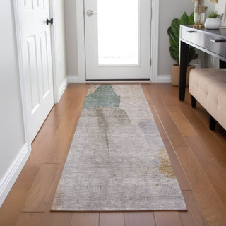 Piper Looms Chantille Abstract ACN1986 Copper Machine Washable Area Rug Runner Lifestyle Image Feature