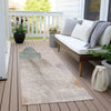 Piper Looms Chantille Abstract ACN1986 Copper Machine Washable Area Rug Runner Outdoor Lifestyle Image Feature