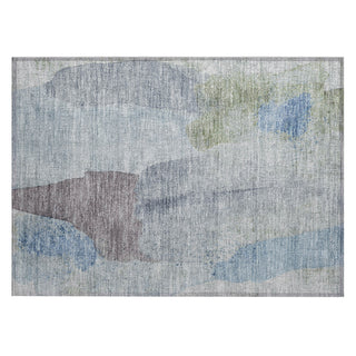 Piper Looms Chantille Abstract ACN1986 Denim Machine Washable Area Rug Scatter Main Image