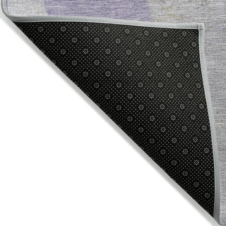 Piper Looms Chantille Abstract ACN1986 Lavender Machine Washable Area Rug Backing Image