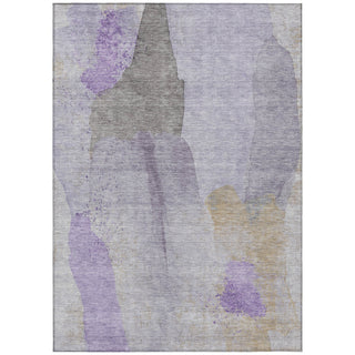 Piper Looms Chantille Abstract ACN1986 Lavender Machine Washable Area Rug main image
