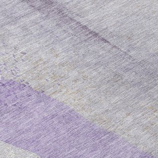 Piper Looms Chantille Abstract ACN1986 Lavender Machine Washable Area Rug Swatch Image