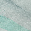 Piper Looms Chantille Abstract ACN1986 Teal Machine Washable Area Rug Swatch Image