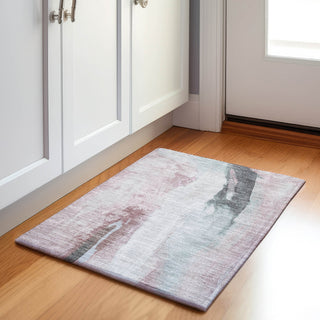 Piper Looms Chantille Abstract ACN1987 Blush Machine Washable Area Rug Scatter Lifestyle Image Feature