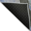 Piper Looms Chantille Abstract ACN1987 Denim Machine Washable Area Rug Backing Image