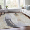 Piper Looms Chantille Abstract ACN1987 Ivory Machine Washable Area Rug Lifestyle Image Feature