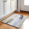 Piper Looms Chantille Abstract ACN1987 Ivory Machine Washable Area Rug Scatter Lifestyle Image Feature
