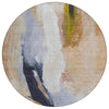 Piper Looms Chantille Abstract ACN1987 Putty Machine Washable Area Rug Round Main Image