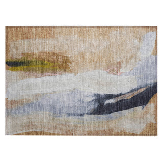 Piper Looms Chantille Abstract ACN1987 Putty Machine Washable Area Rug Scatter Main Image