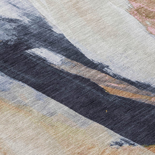 Piper Looms Chantille Abstract ACN1987 Putty Machine Washable Area Rug Swatch Image