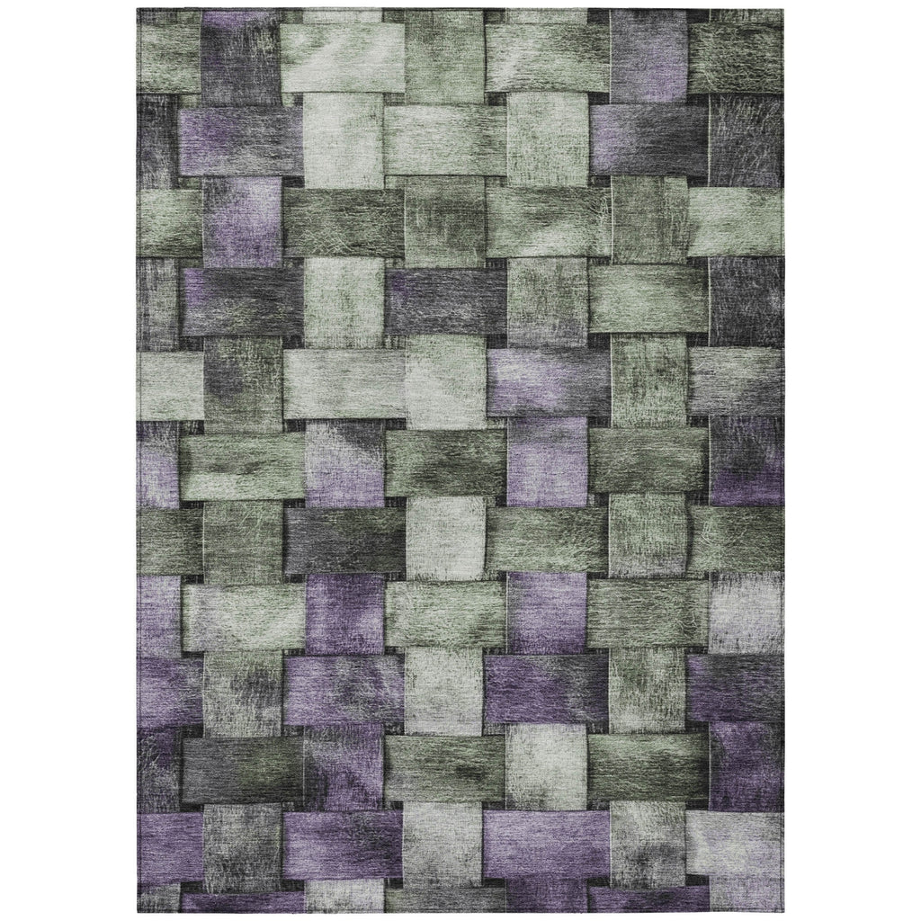 Piper Looms Chantille Stripes ACN1988 Sage Machine Washable Area Rug main image