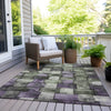 Piper Looms Chantille Stripes ACN1988 Sage Machine Washable Area Rug Outdoor Lifestyle Image Feature