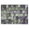 Piper Looms Chantille Stripes ACN1988 Sage Machine Washable Area Rug Scatter Main Image