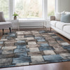 Piper Looms Chantille Stripes ACN1988 Taupe Machine Washable Area Rug Lifestyle Image Feature