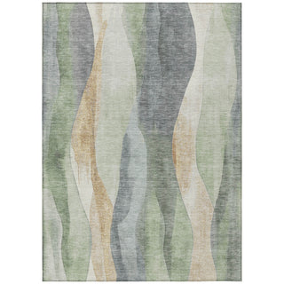 Piper Looms Chantille Waves ACN1989 Aloe Machine Washable Area Rug main image