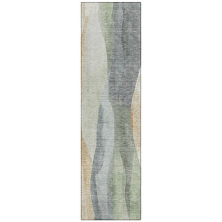 Piper Looms Chantille Waves ACN1989 Aloe Machine Washable Area Rug Runner Main Image