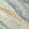 Piper Looms Chantille Waves ACN1989 Aloe Machine Washable Area Rug Swatch Image