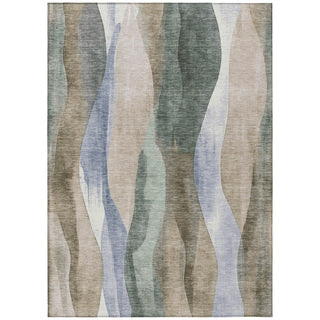 Piper Looms Chantille Waves ACN1989 Beige Machine Washable Area Rug main image