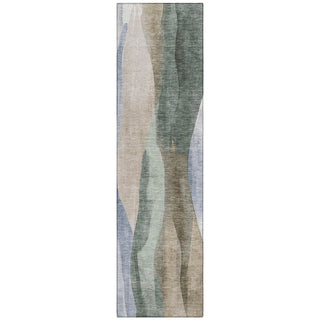 Piper Looms Chantille Waves ACN1989 Beige Machine Washable Area Rug Runner Main Image