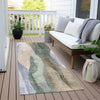 Piper Looms Chantille Waves ACN1989 Beige Machine Washable Area Rug Runner Outdoor Lifestyle Image Feature