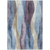 Piper Looms Chantille Waves ACN1989 Denim Machine Washable Area Rug main image