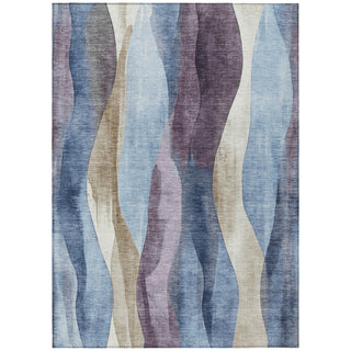 Piper Looms Chantille Waves ACN1989 Denim Machine Washable Area Rug main image