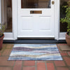 Piper Looms Chantille Waves ACN1989 Denim Machine Washable Area Rug Scatter Outdoor Lifestyle Image Feature