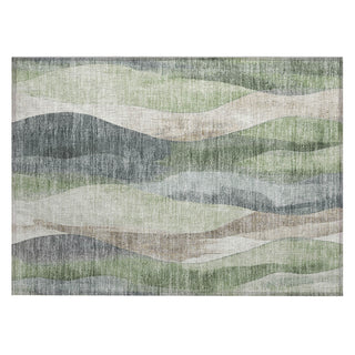 Piper Looms Chantille Waves ACN1989 Fern Machine Washable Area Rug Scatter Main Image