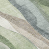 Piper Looms Chantille Waves ACN1989 Fern Machine Washable Area Rug Swatch Image