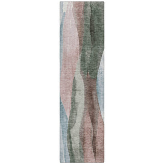 Piper Looms Chantille Waves ACN1989 Salmon Machine Washable Area Rug Runner Main Image