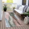 Piper Looms Chantille Waves ACN1989 Salmon Machine Washable Area Rug Runner Outdoor Lifestyle Image Feature