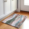 Piper Looms Chantille Waves ACN1989 Salmon Machine Washable Area Rug Scatter Lifestyle Image Feature