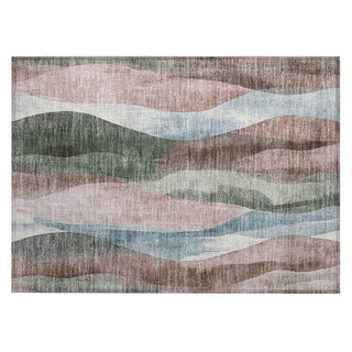 Piper Looms Chantille Waves ACN1989 Salmon Machine Washable Area Rug Scatter Main Image
