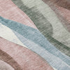 Piper Looms Chantille Waves ACN1989 Salmon Machine Washable Area Rug Swatch Image