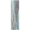 Piper Looms Chantille Waves ACN1989 Teal Machine Washable Area Rug Runner Main Image
