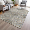 Piper Looms Chantille Panels ACN1990 Beige Machine Washable Area Rug Lifestyle Image Feature