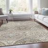 Piper Looms Chantille Panels ACN1990 Beige Machine Washable Area Rug Lifestyle Image Feature