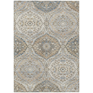 Piper Looms Chantille Panels ACN1990 Beige Machine Washable Area Rug main image