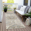 Piper Looms Chantille Panels ACN1990 Beige Machine Washable Area Rug Runner Outdoor Lifestyle Image Feature