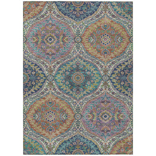 Piper Looms Chantille Panels ACN1990 Blue Machine Washable Area Rug main image