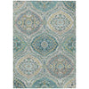 Piper Looms Chantille Panels ACN1990 Teal Machine Washable Area Rug main image