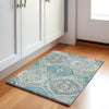 Piper Looms Chantille Panels ACN1990 Teal Machine Washable Area Rug Scatter Lifestyle Image Feature