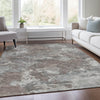 Piper Looms Chantille Abstract ACN1991 Brown Machine Washable Area Rug Lifestyle Image Feature